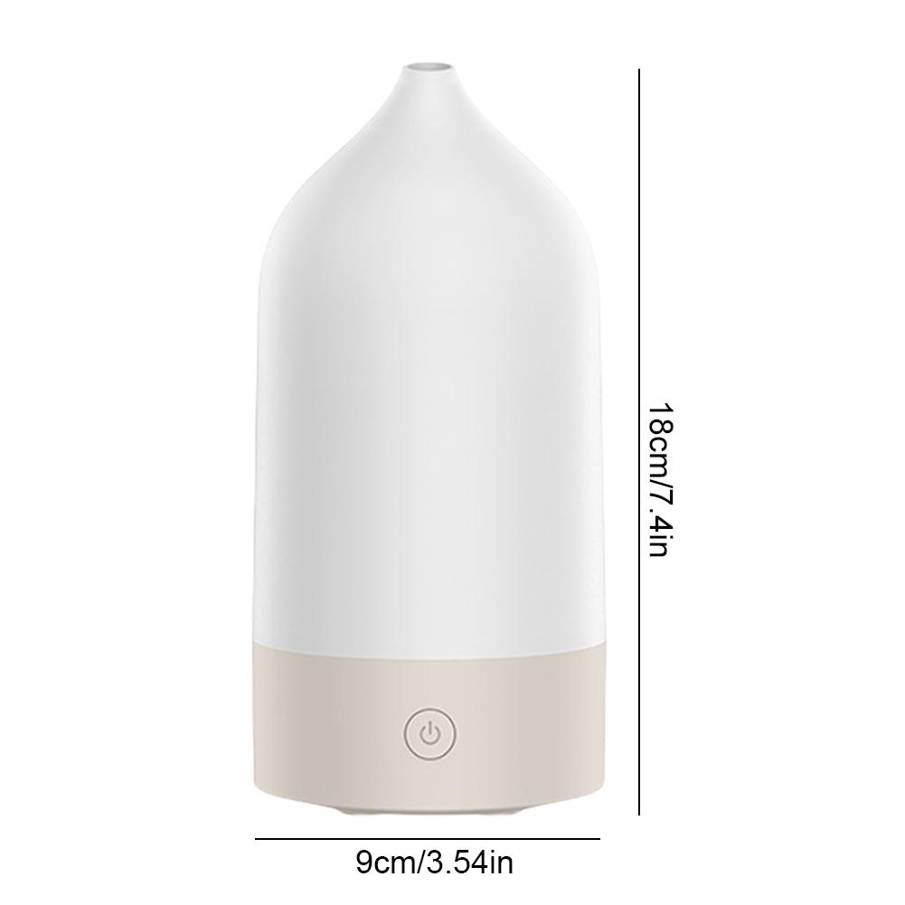120ML Vasenform ätherisches Öl Diffusor Kaltnebel Luftbefeuchter mit 7 Farben Licht Aromatherapie Diffusor für Schlafzimmer