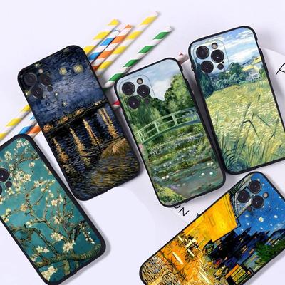Van Gogh Oil Painting Phone Case For Iphone 17 Air 16 15 14 13 12 11 Pro Max 16 15 14 Plus TPU Soft Case