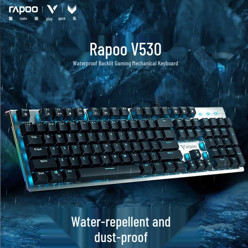 Rapoo V530 IP68 Waterproof Backlit Mechanical Keyboard
