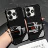 Black White Sports Cars Aesthetics Plating Phone Case For Xiaomi Redmi Note 14 15 Pro Plus 13 12 11 11S 11T 10 9S 9 5G Anti-Fall