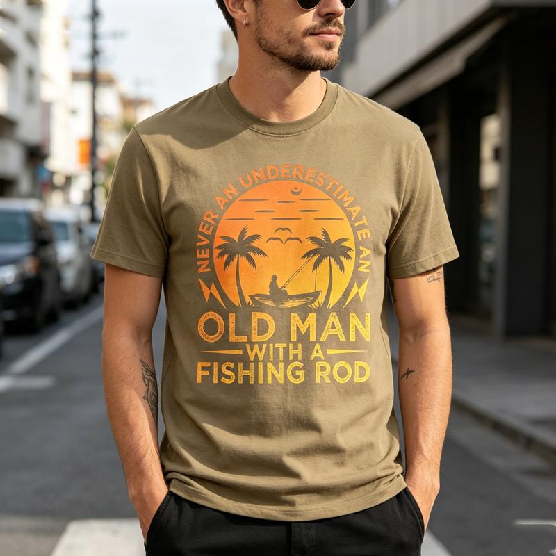 I Thought I Retired But Now I Just Work For My Wife TShirt Cute Fishing Print Tee Unisex Unisex Soft Cotton Crew Neck Short