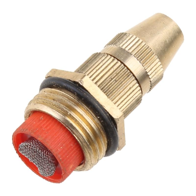 1/2" Brass Atomizing Spray Fitting Connector Misting Nozzle Filter Garden Irrigation Mounting Water Sprinkler Nozzle