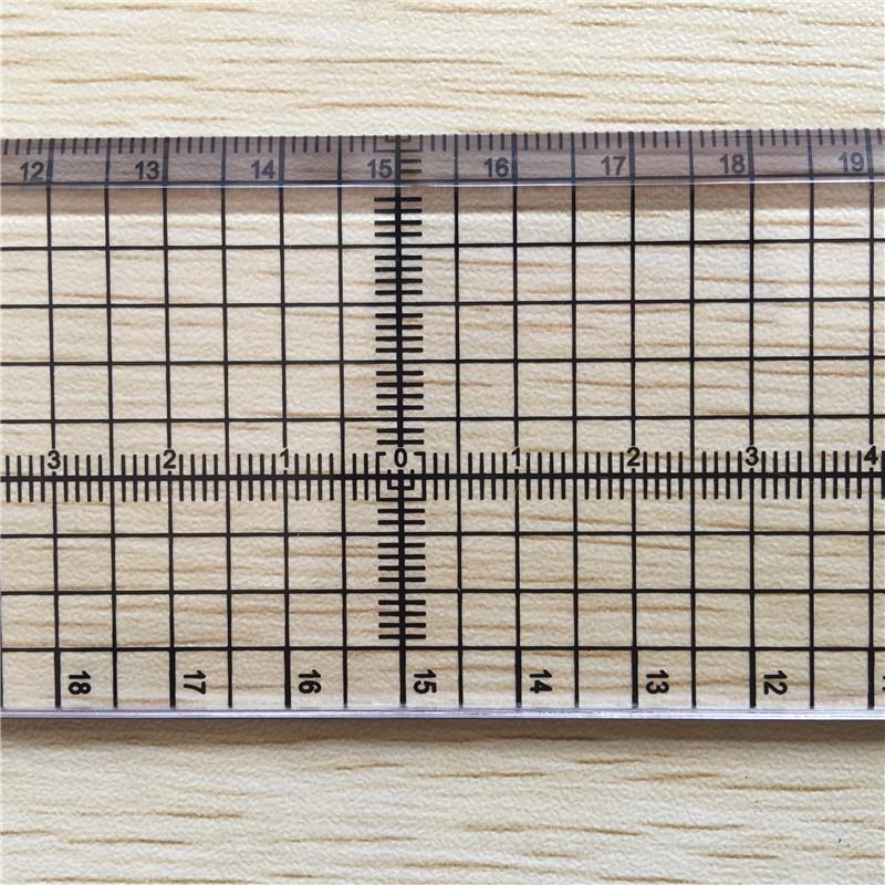 Patchwork Ruler With Iron Edge Quilting Tools Quilting Ruler Tailor Ruler 30*5*0.3cm Acrylic Material Sewing Tools Accessory