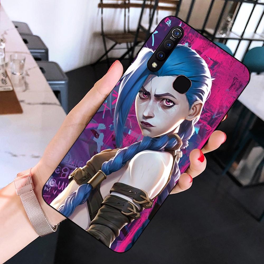 Anime Arcane Jinx-Vi Phone Case For Huawei Y9 6 7 5 Prime Enjoy 7s 7 8 plus 7a 9e 9plus 8E Lite Psmart Shell