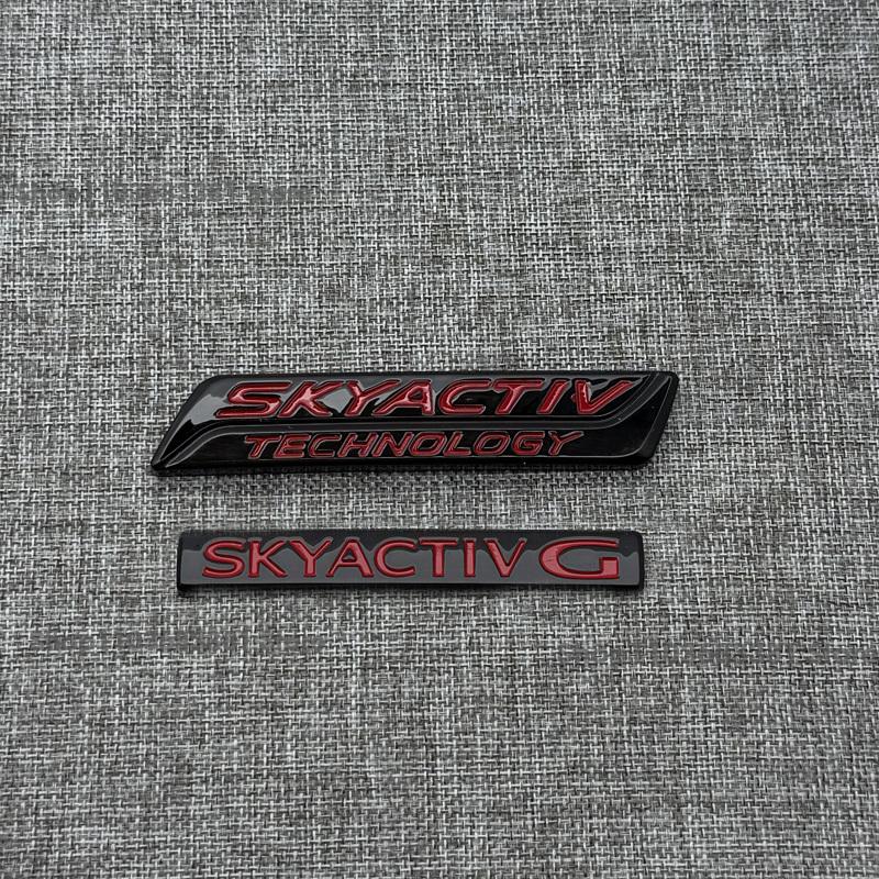 For Mazda MX5 Miata NC ND Front Grille Emblem Rear Trunk Badge Glossy Black ABS Logo Car Exterior Sticker Decal Accessories Rcfjz77