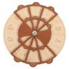 EXCEART Quintenzirkel Holzrad 12cm - Gitarre, Klavier, Musiktheorie, Akkorde, Tonleitern Lernwerkzeug, Kompositionshelfer, Instrumentenzubehör für
