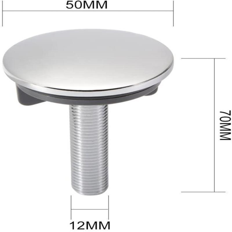 M6 Faucet Sink Hole Cover Stainless Steel Rustproof Kitchen Sink Hole Plug for Home Kitchen Bar Sink Hole Sealing Accessory