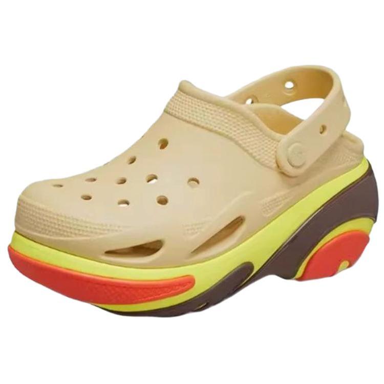 Crocs Bubble Crush Clog Sesam Unisex Sneaker Creme 210061-0HX