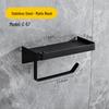 Xuan Yong Stainless Steel Toilet Paper Holder with Phone Shelf