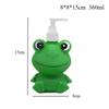 Cartoon Vinyl Lotion Bottle with Pump for Kids Refillable Soap Dispenser Bathroom Accessories Set Pink