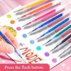Glitters Gel Pen Multiple Color Glitters Pen for Making Card Colored Gel Marker for Coloring Journaling Drawing Craft