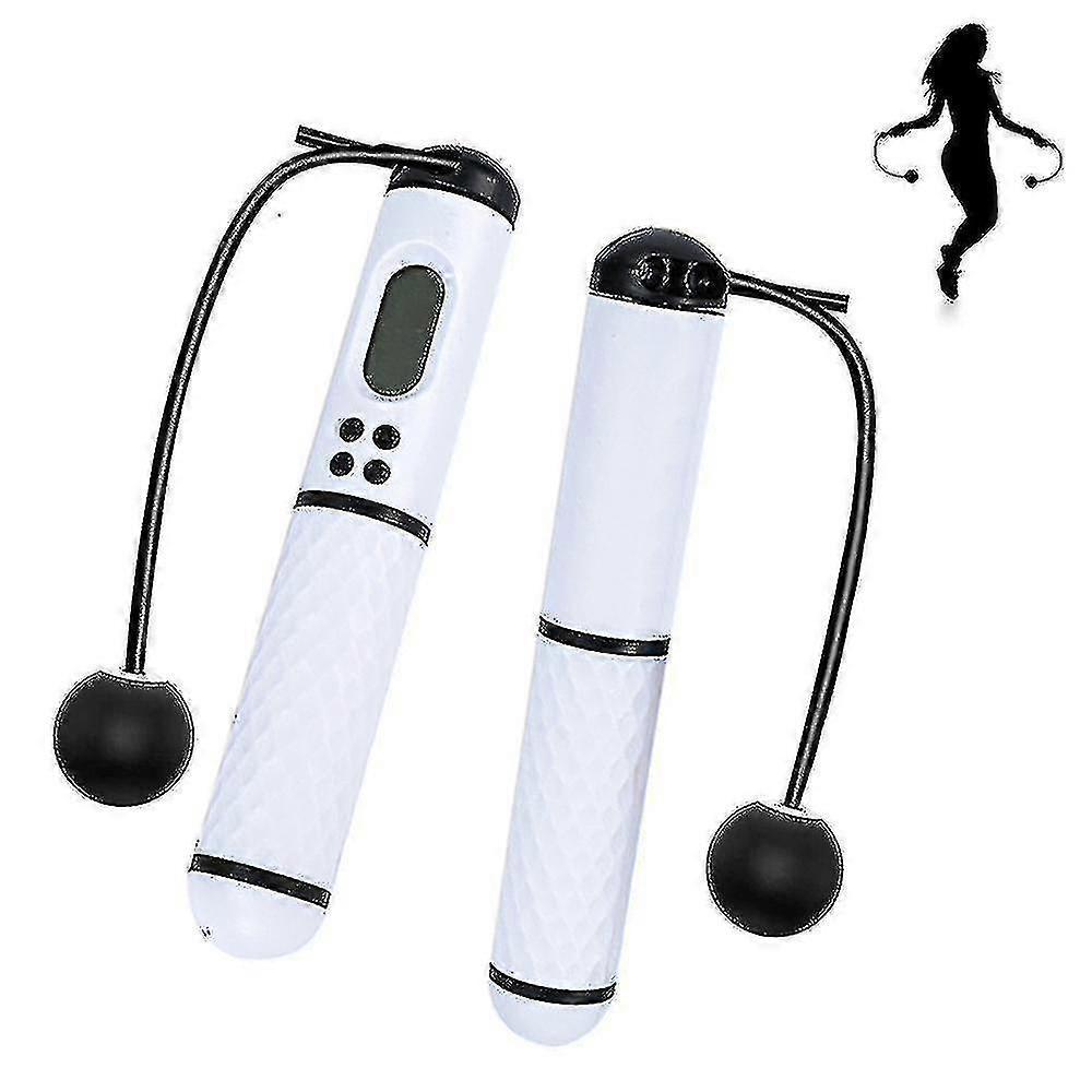 Jump Rope, Digital Weighted Ropeless Skipping Rope, Adjustable Cordless Jumping Rope For Home Fitnes