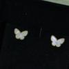 Butterfly earrings classic style  Electroplating gift for girl birthday gift Daily outfit for birthday party jewelry Gifts for Men and Women