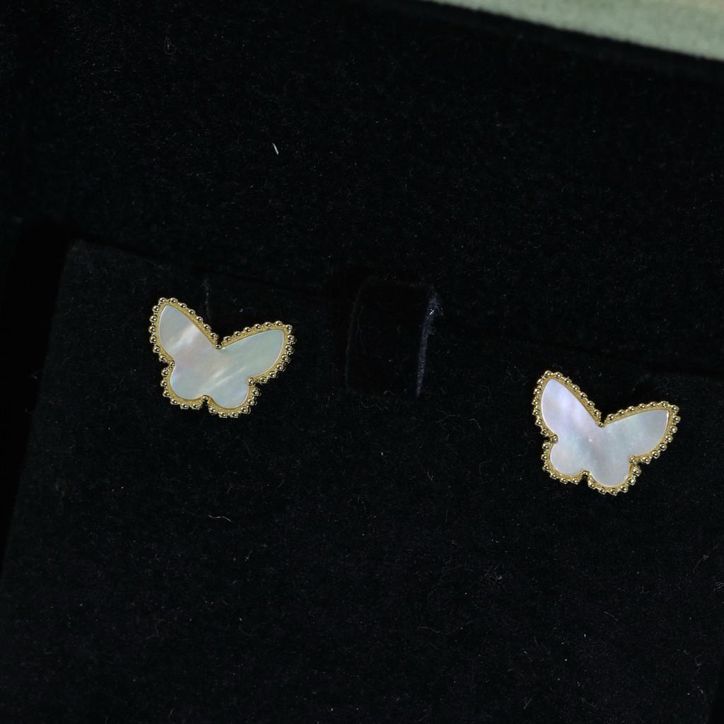 Butterfly earrings classic style Electroplating gift for girl birthday gift Daily outfit for birthday party jewelry Gifts for Men and Women