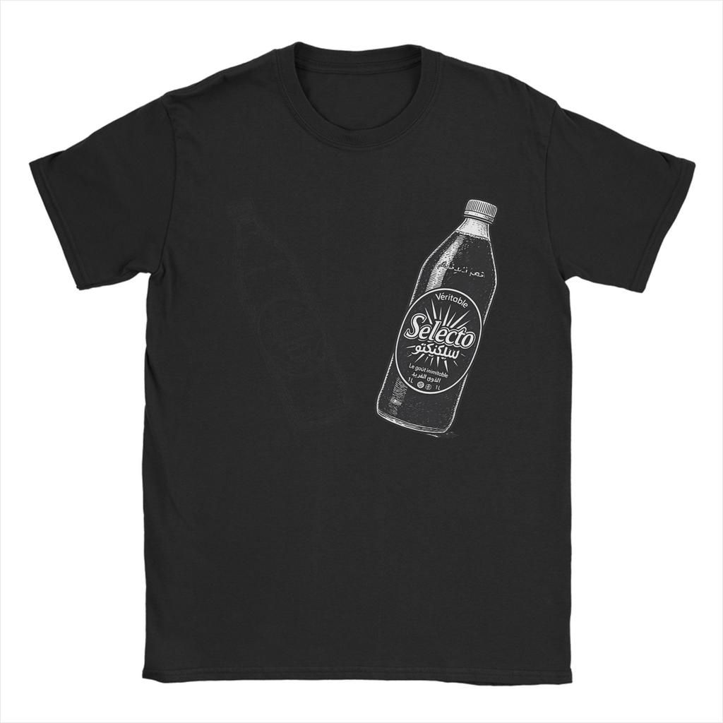 Oversized T Shirt Beach Selecto Algeria Soda Water TShirts 100 Cotton Tee Shirt for Men Y2K Plus Size 6XL Short Sleeve Tees