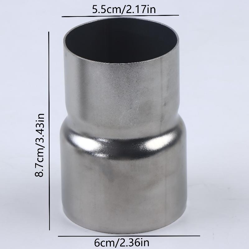 Univerzální adaptér výfukového tlumiče motocyklu 51 mm na 38 mm, 60 mm na 51 mm, svařovaná trubka 51 mm Příslušenství pro motocykly