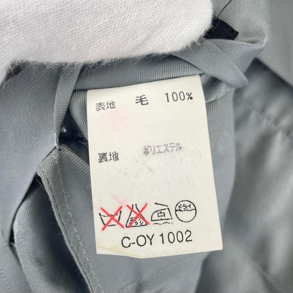 LANVIN Plain setup Sage Gray mens S48-25 / 79 used
