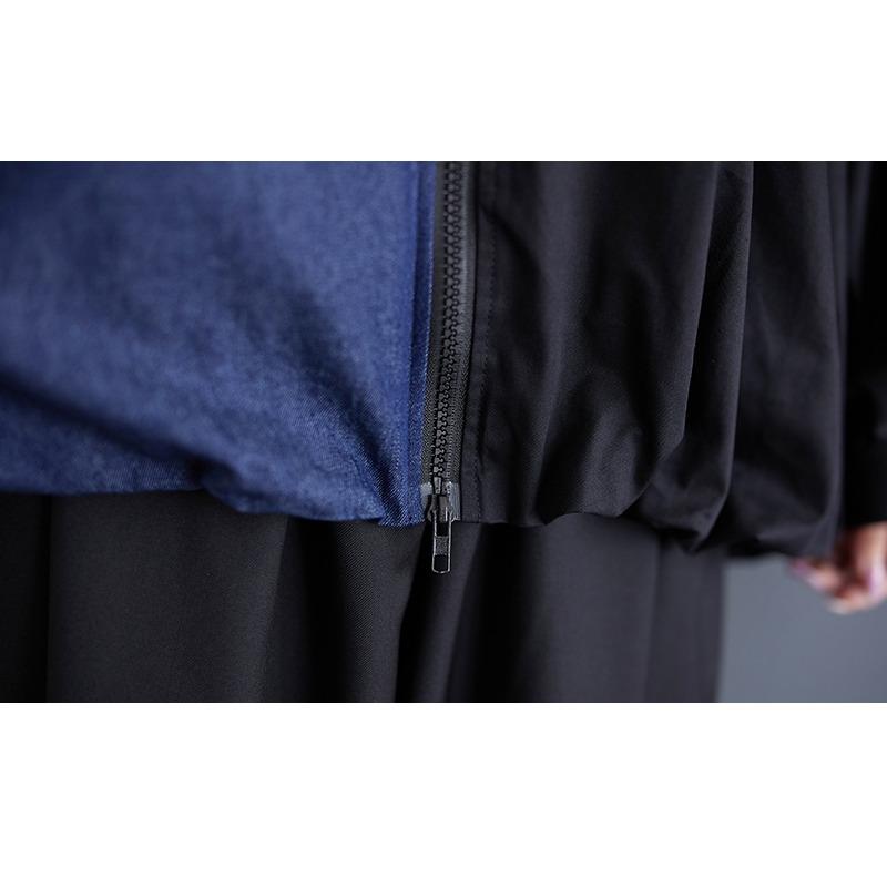 Dimanaf 2025 Spring Autumn Plus Size Jacket Women Tops New Oversize Coat Casual Long Sleeve Loose Outerwear