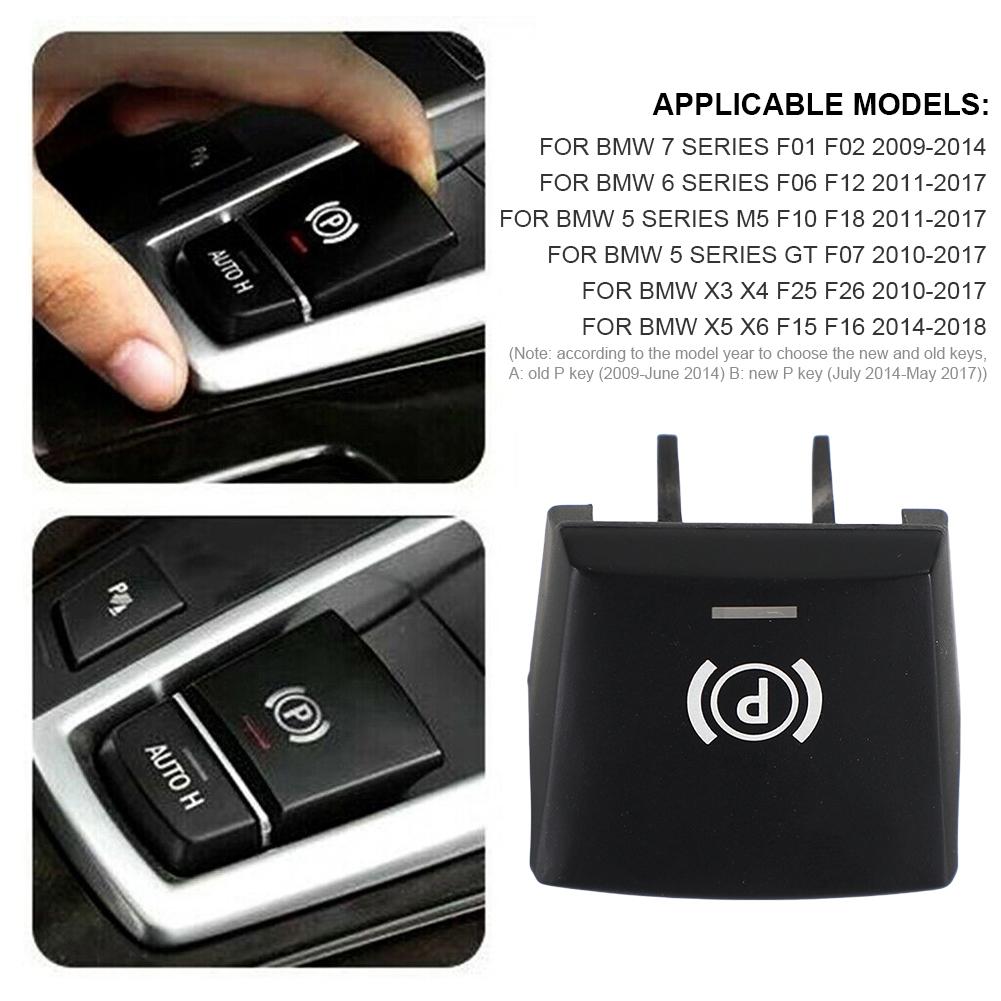 Car Handbrake Parking Brake P Button Switch Cover For BMW X5 X6 F15 F16 X3 X4 F25 F26 GT F07 M5 F10 F18 F06 F12 F01 F02