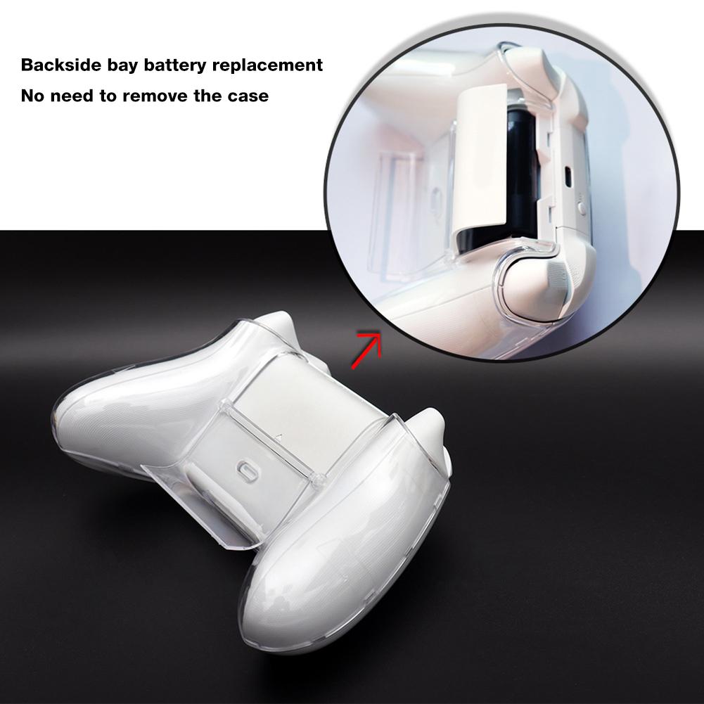 Hard Protective Case Anti-Slip Handle Shell Shockproof Transparent Skin Housing Case for Xbox Series X/S Controller  Accessories