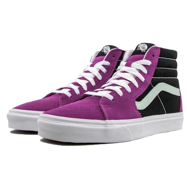 Vans Sk8-Hi Vintage Sport Unisex Sneakers Purple Fuchsia Aqua VN0A4BV6TGU