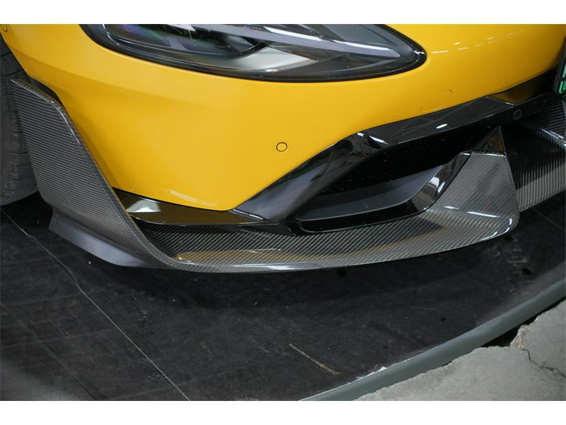 Compatible with Custom Carbon Fiber Front Splitter, Grooves, Electric Spoiler, & OEM Style Body Kit.