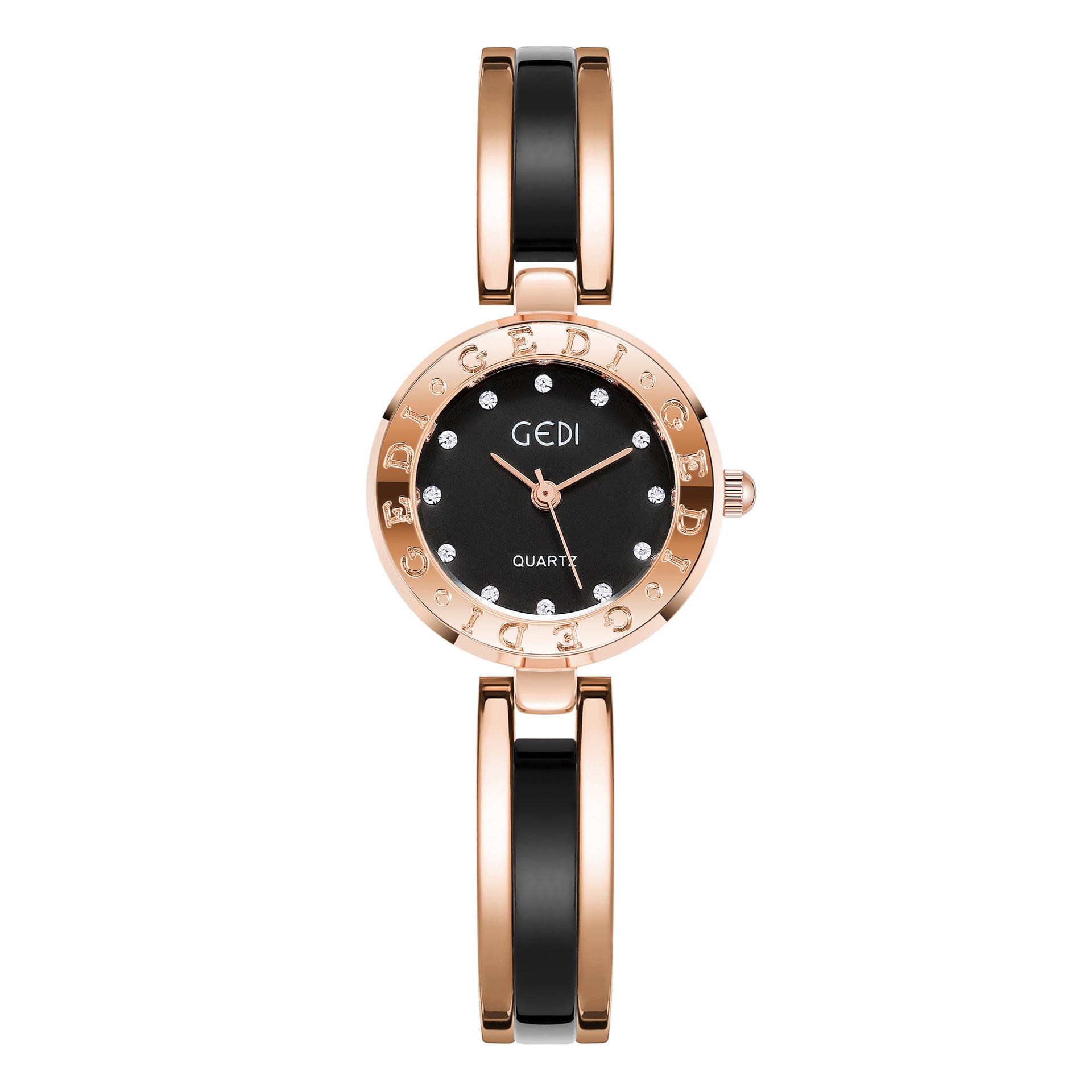 

Gedi Ретро Мінімалістичний Жіночий Кварцовий Годинник - Елегантний Дизайн Браслета зі Сплаву