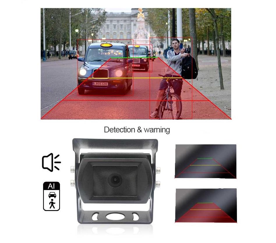 AHD 1080P Reversing Camera With AI Pedestrian Detection BSD