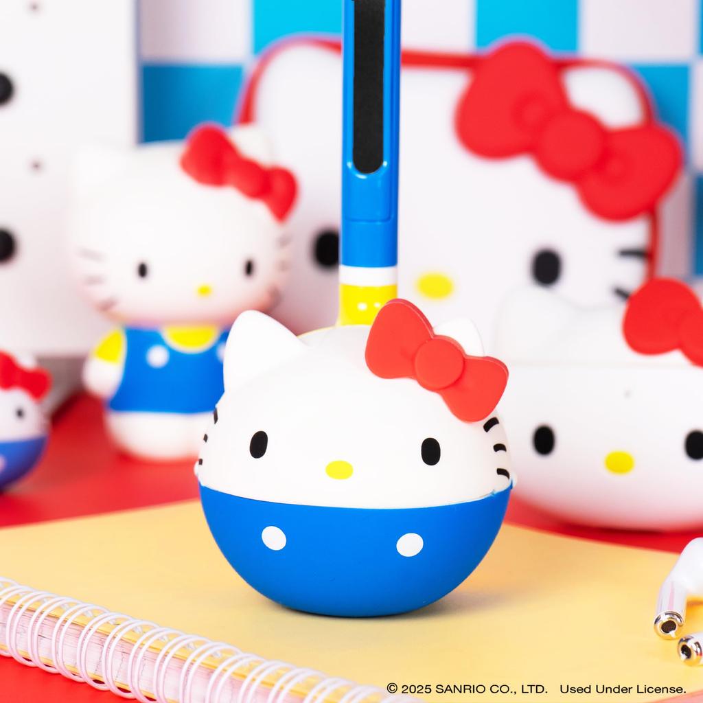 Otamatone Japanese Electronic Musical Instrument Portable Music Synthesizer Official Licensed Hello Kitty Sanrio Educational Fun Gift for Children