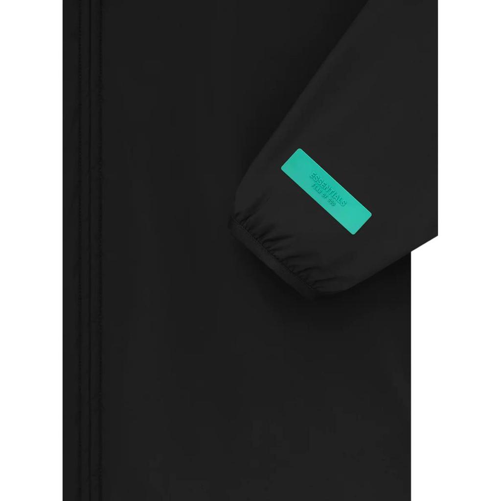 Fear of God Essentials Nyon Filled Shirt Jacket Jet Black Men Outerwear 202SP244494F