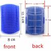 Corner Cat Brush Pet Comb Play Toy Plastic Scratch Bristles Arch Massager Self Grooming Scratcher Cats Toys