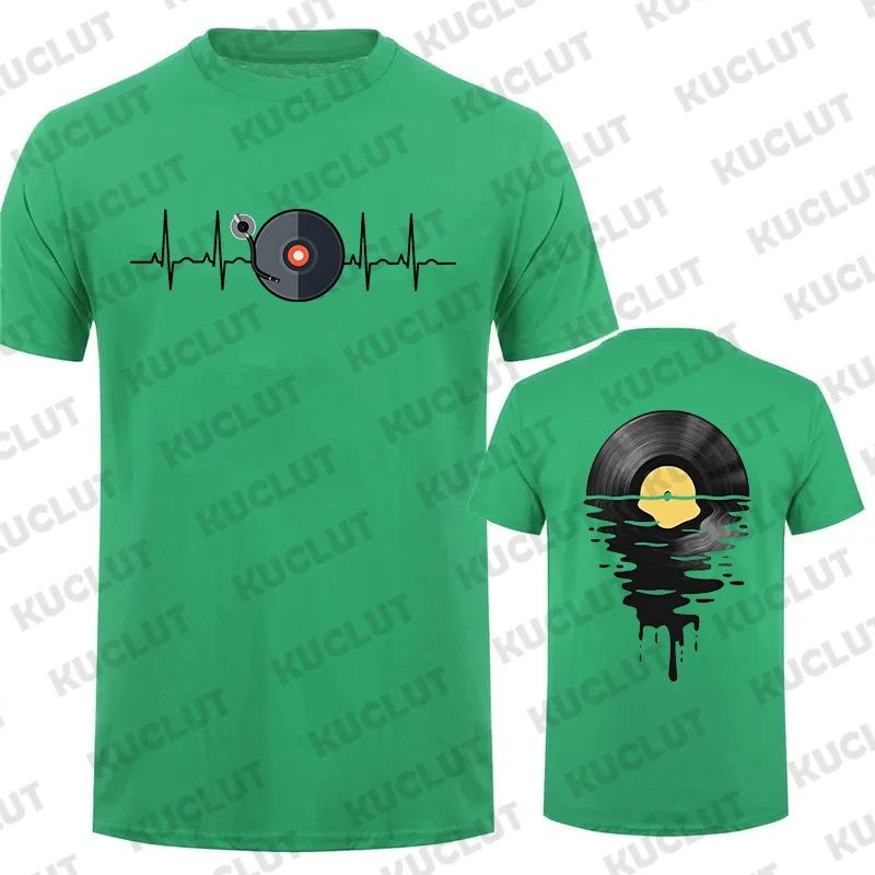 Music Lover Tee Shirts for Men Women DJ Music Gifts Clothing Phonograph Record Print Funny Tshirt T-Shirt Tee Shirt for Men