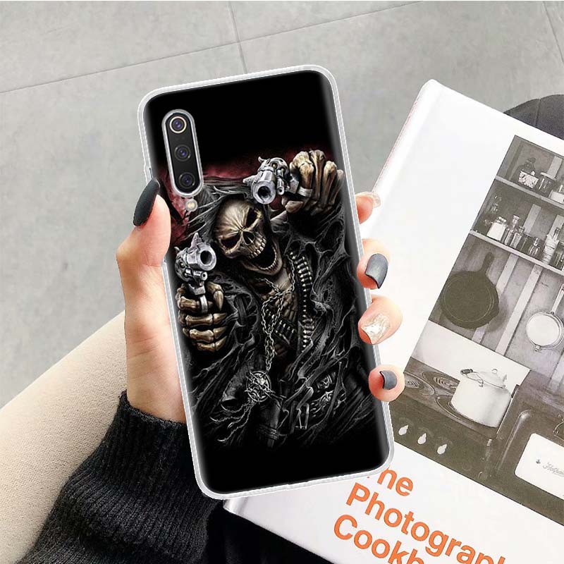 Skull Skeleton Grim Reaper Phone Case For Xiaomi Redmi Note 13 14 15 Pro Plus 12S 12 14S 11S 11E 10 10S 11 11T 5G 4G Cover Coque