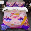 S-SAILOR Girl M-MOON Duvet Cover Set Soft Wash Bed 3 Piece Summer Comfortable Student Dormitory Home Baby Bedding Best Seller
