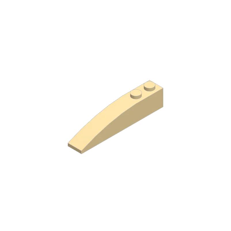 100pcs 42022 Curved 6 X 1 Slope Bricks Collections Bulk Modular GBC For Technical MOC DIY Building Blocks Compatible Toys
