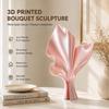3D Printed Minimalist Nordic Flower Vase Irregular Creative Desktop Ornament for Office Desk Home Living Room Decor