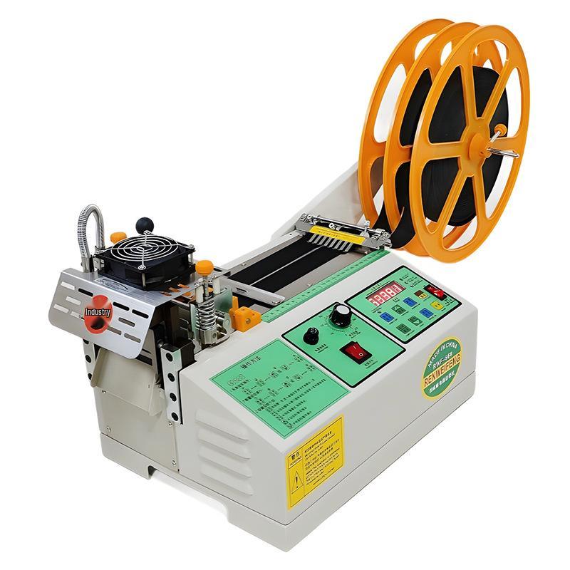 Small Hot and Cold Webbing Cutting Machine with Large LCD Screen (English/Chinese)