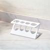 Desktop Organizer & Toothbrush Holder with Razor Storage Shelf - Space-Saving Plastic Bathroom/Kitchen Organizer