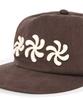 AMOU Spiral 5Pannel Cap Brown