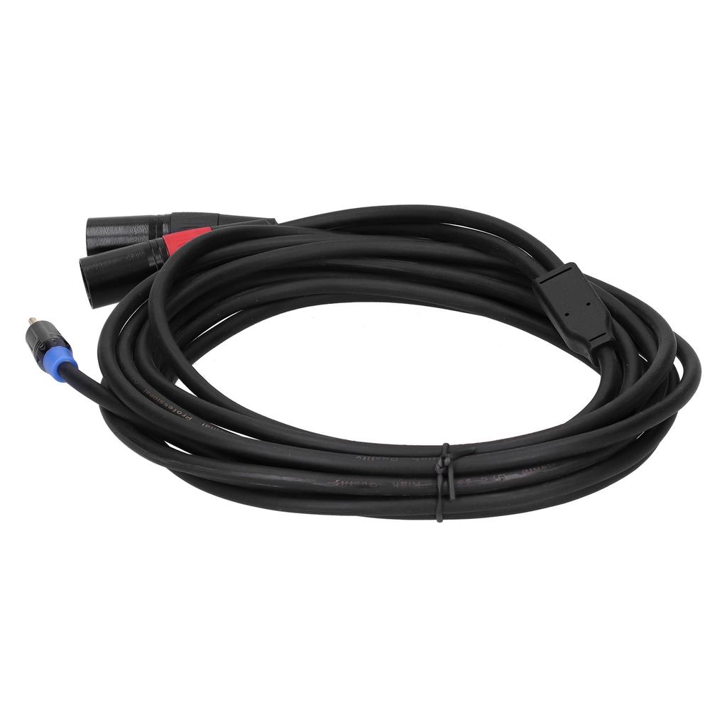 Cavo Adattatore Convertitore da Jack Stereo Maschio 3,5 mm a 2 Connettori Maschio XLR 5M