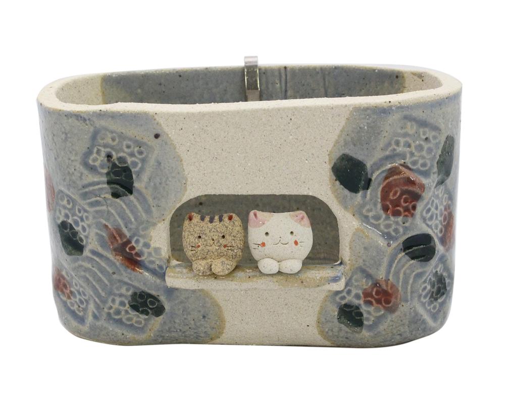 [Craftsman House] Mosquito Coil Holder Handmade Cat Incense Pot