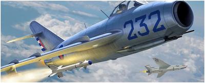 KP model Cuban Air Force Fresco A Plastic Model KPM4825 1/48 MiG-17AS