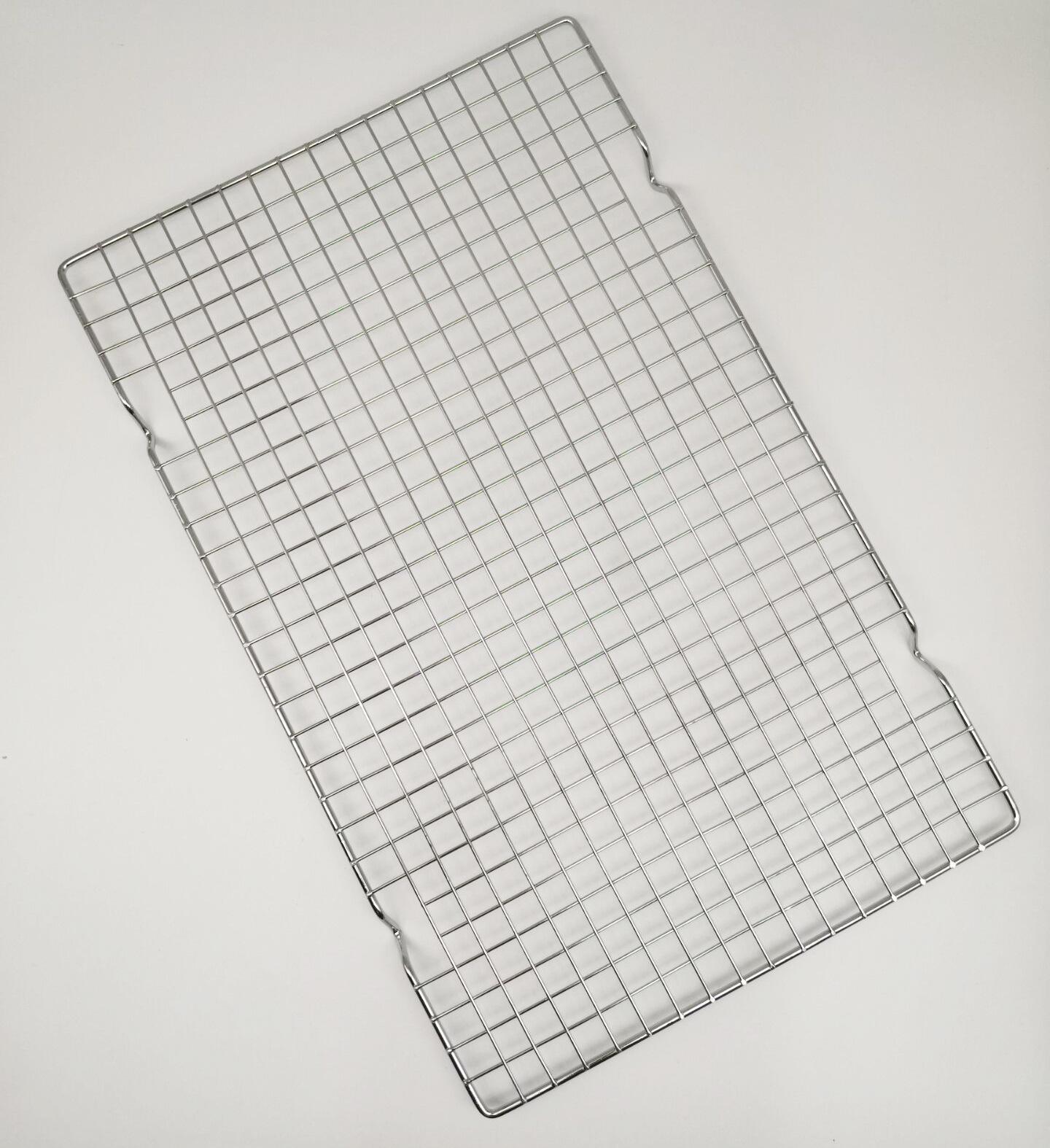 

3шт Охлаждающая стойка для выпечки торта, кондитерских изделий, хлеба, пирога, бисквита, противень с антипригарным покрытием из нержавеющей стали, решетка для сухого охлаждения, кухонный инструмент Rectangular