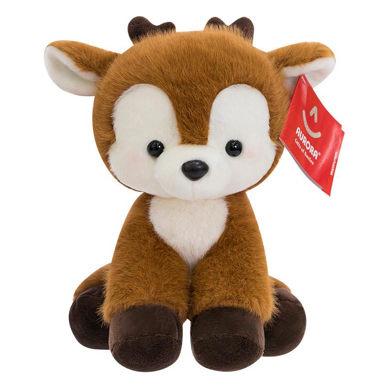 Plush Toy Deer Cute Cartoon Children Birthday Gift Cute Pet Home Doll Decoration