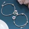 Natural Chalcedony Ping An Kou Chip Bracelet For Women Niche Design Lucky Wealth Jade Jewelry Gift