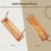 For Wooden Tree Swing 500lbs Load Capacity Wooden Swing For Kids Adults Adjustable Height Waterproof Hanging Swing Seat For Outd