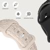 Silicone Strap For Apple Watch 10 Band 46mm 44mm 41mm 40mm 45mm 49mm Floral Engraved Bracelet Correa Series 8 9 7 SE 4 5 Ultra 2