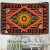 Burning Sun Tapestry Wall Hanging Bohemian Style Hippie Tapis Witchcraft Mandala Home Decor Background