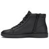 Leather Comfortable Casual Shock Absorbing Wear Resistant High Top Sneakers Men Sneakers Black 261807427