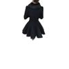 Elegant Woolen Long-Sleeve Coat with Cinched Waist for Women
